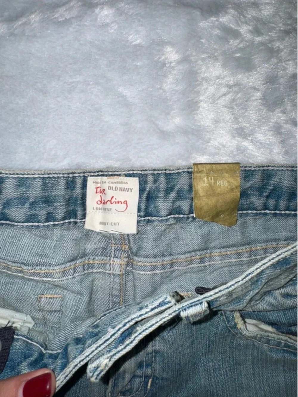 NWT The Darling Old Navy Low Rise Boot Cut Jeans